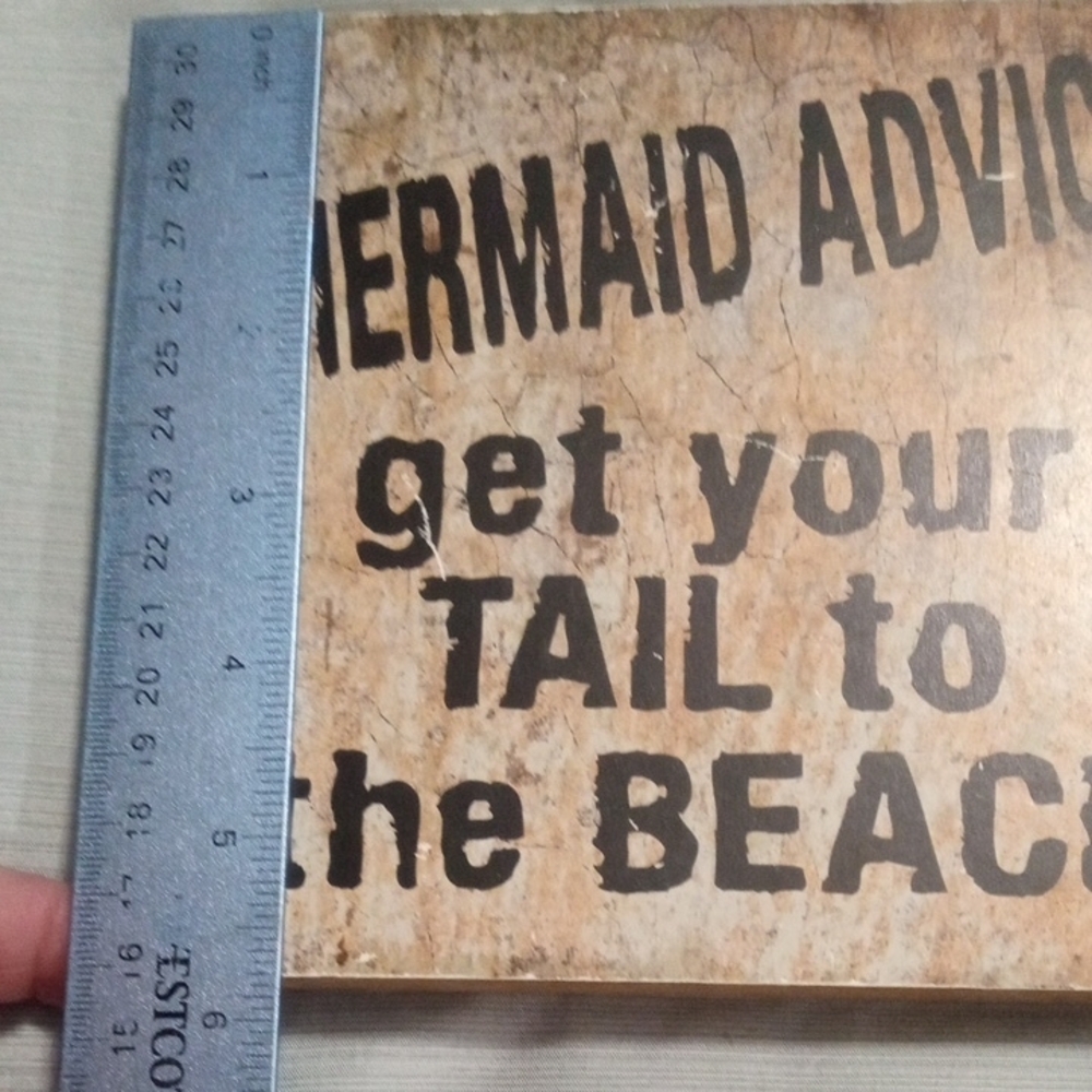 Mermaid Advice Decorative Wall Art - Picture 3 of 7